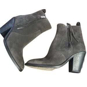 All Saints “Lorna” Suede Ankle Boots